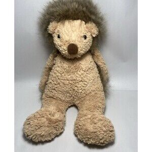 Aurora Large Brown Plush Hedgehog 16 inch Brown Stuffed Animal 2019
